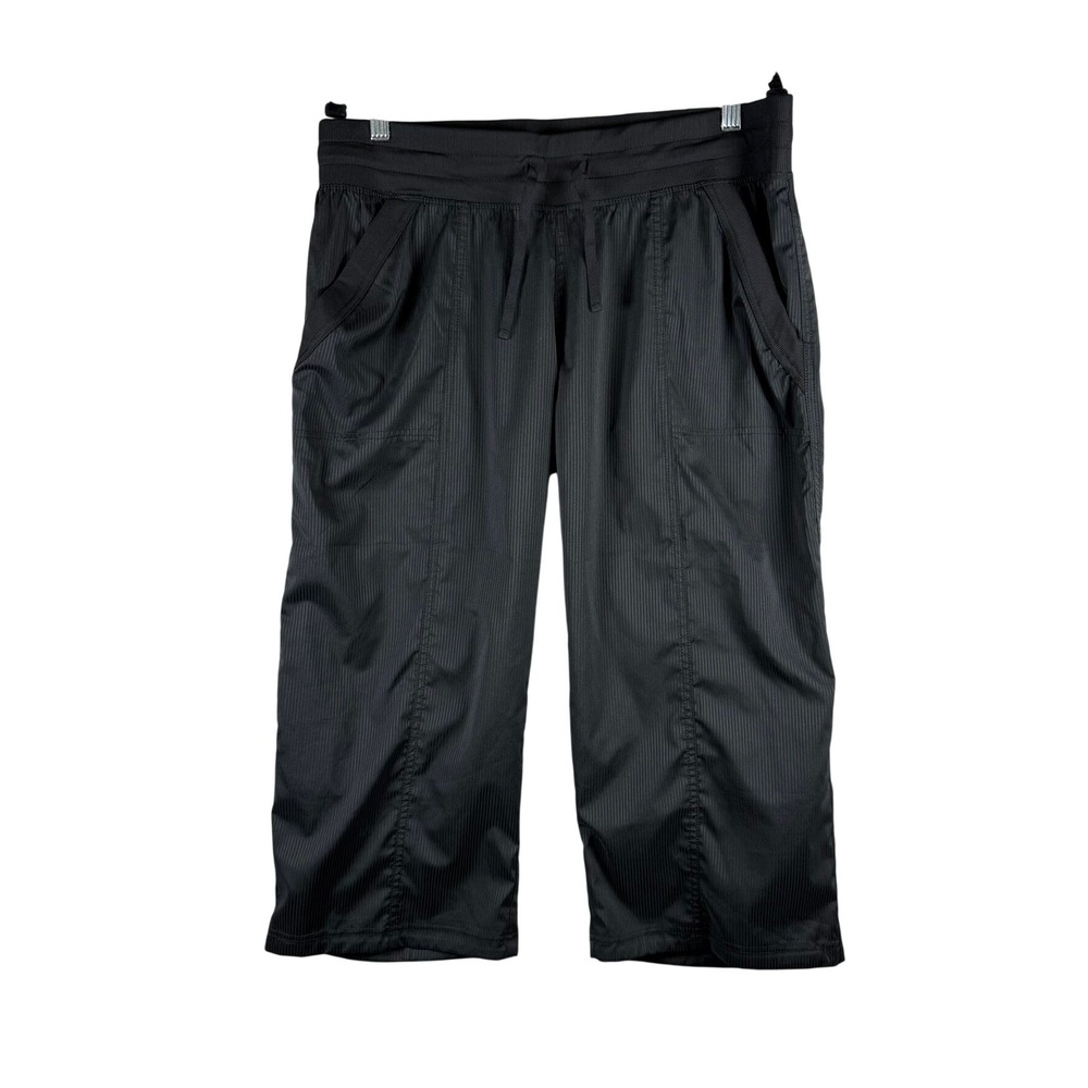 Marika Women XL Capri Pants Black Lightweight Activewear Athleisure Gorpcore